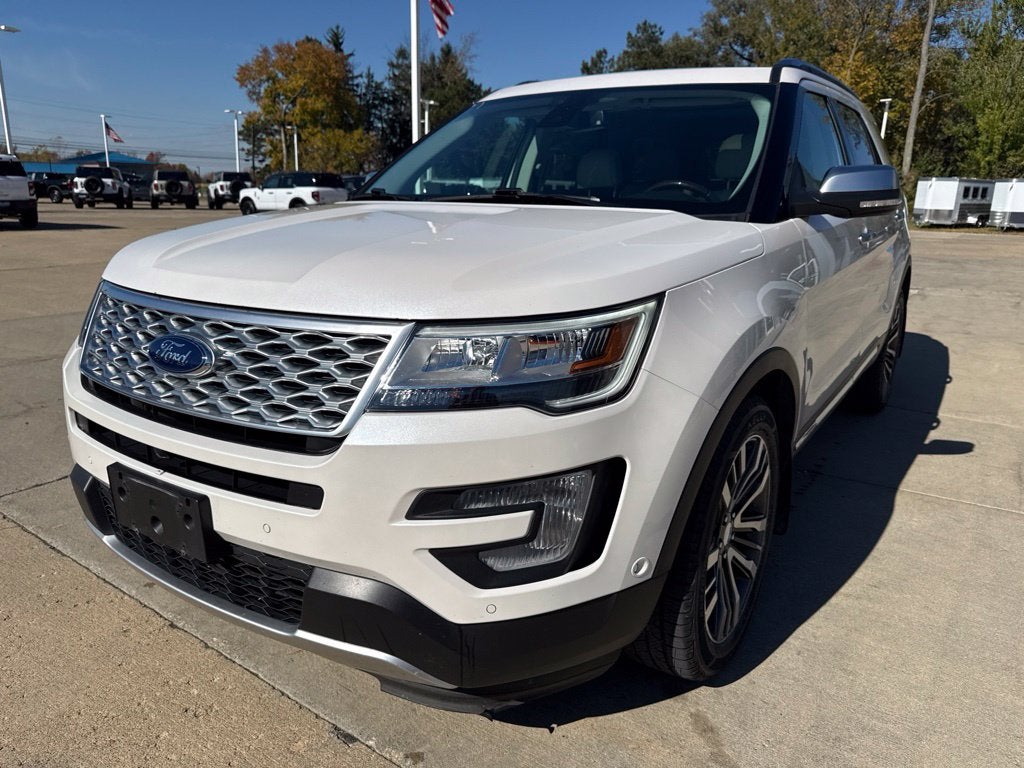 Used 2017 Ford Explorer Platinum with VIN 1FM5K8HTXHGD82209 for sale in Wellington, OH