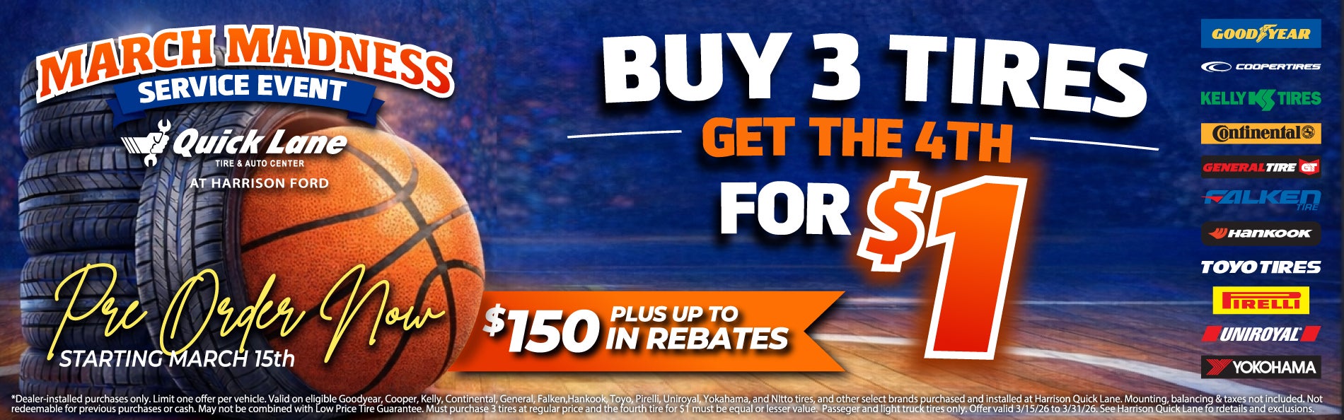 Buy 3 Tires Pre-Order